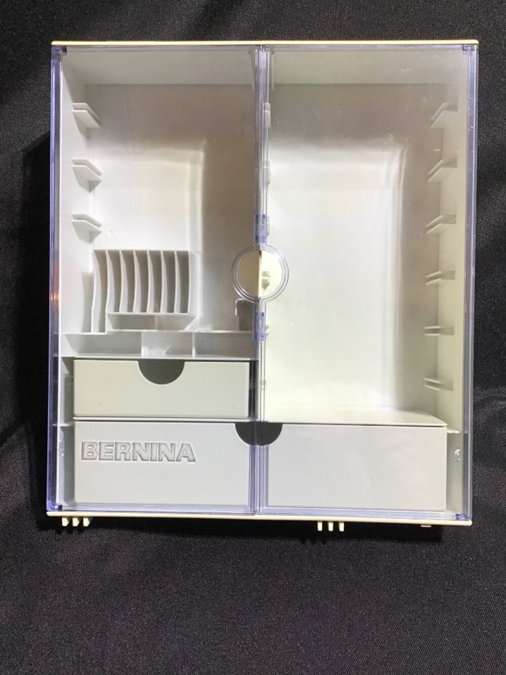 BERNINA Sewing Machine Accessory Storage Box Case Presser Feet Bobbins Items